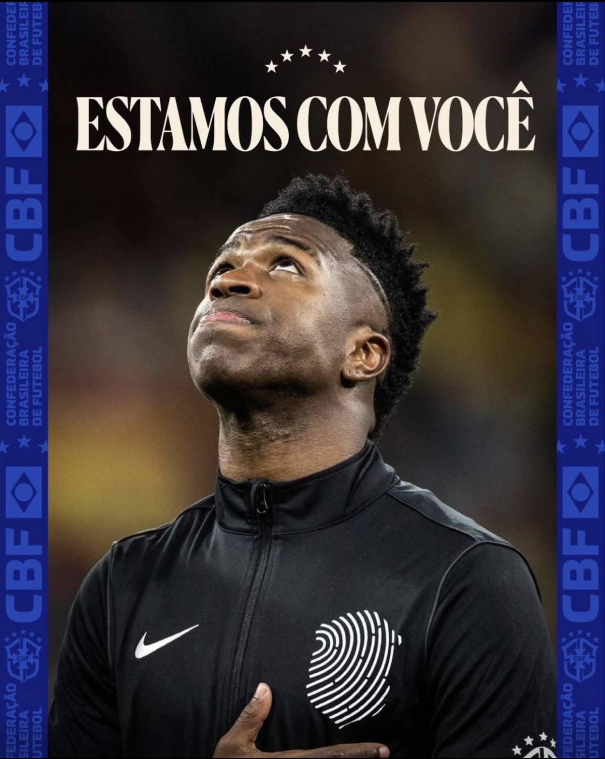 🇧🇷Brazilian Federation statement to support Vinicius Jr.
“The CBF stands in solidarity with Viníciu...