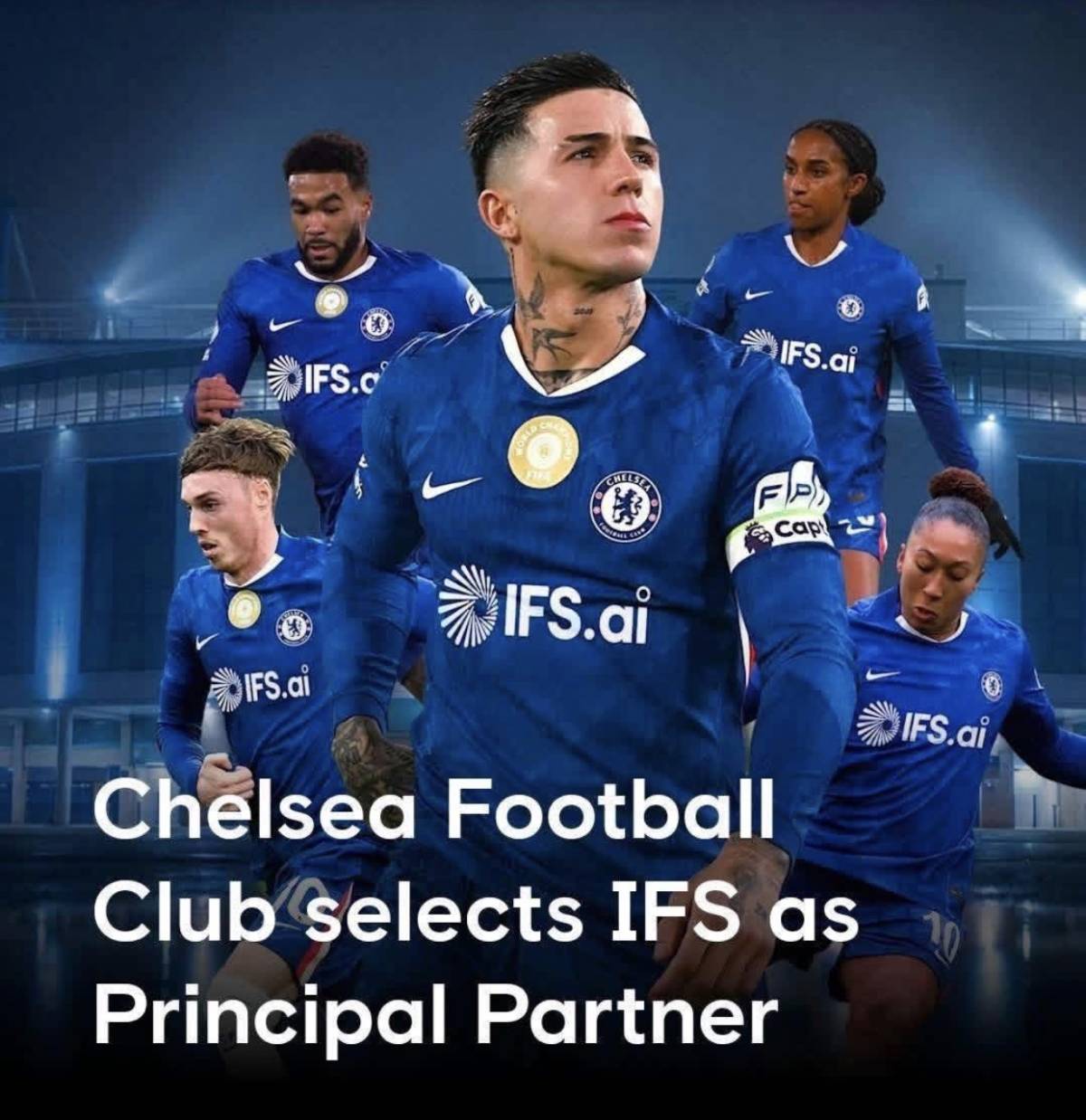 BREAKING! Chelsea have announced a multi-year global partnership with IFS, the world's leading provi...