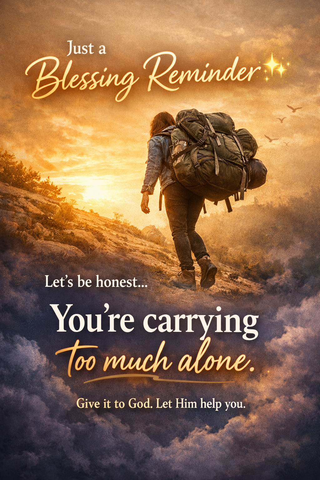 Stop Carrying It Alone