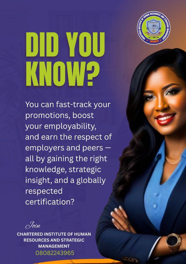 Join the Chartered Institute of Human Resources and Strategic Management (CIHRSM) and join the leagu...