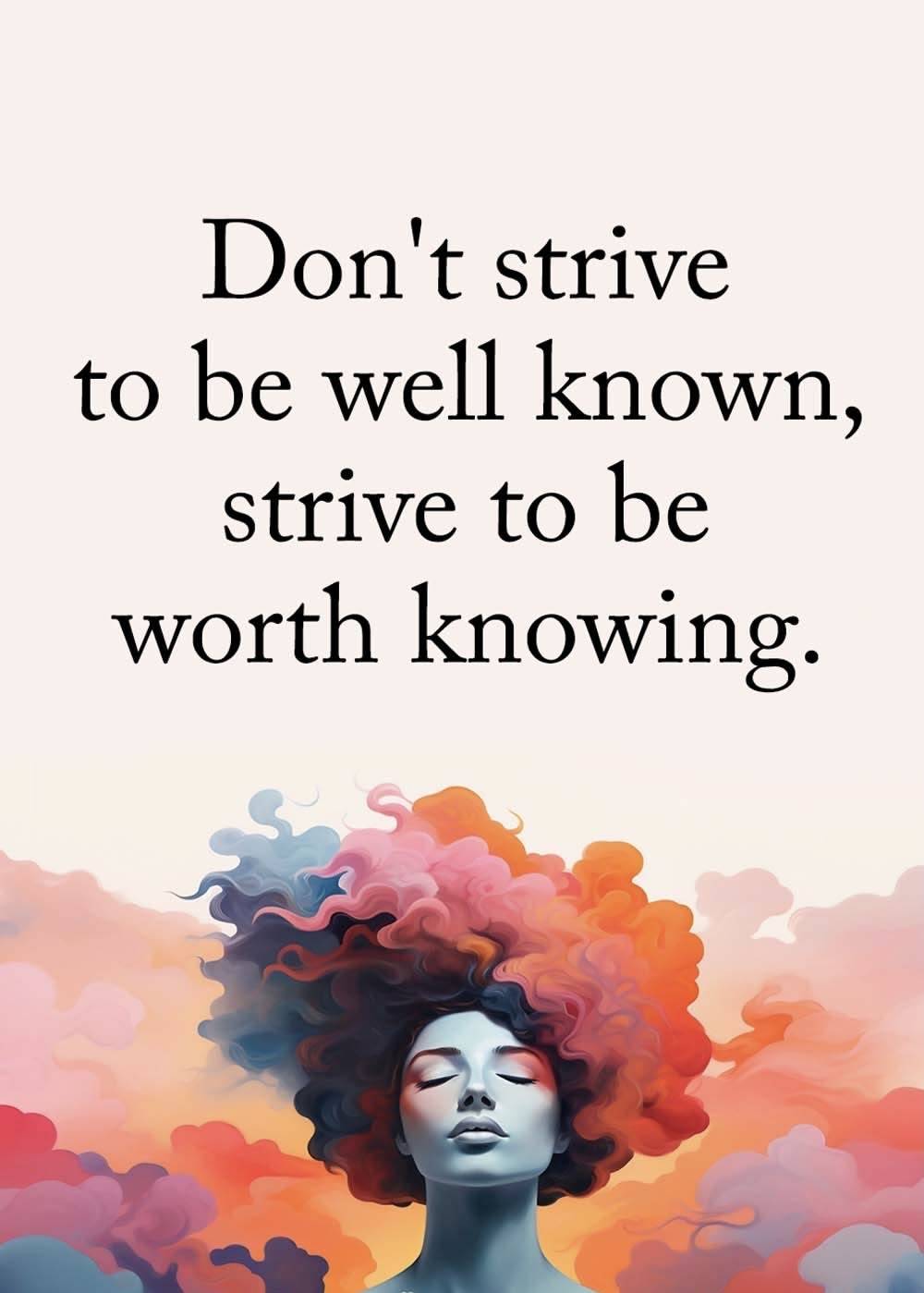 Deep self worth