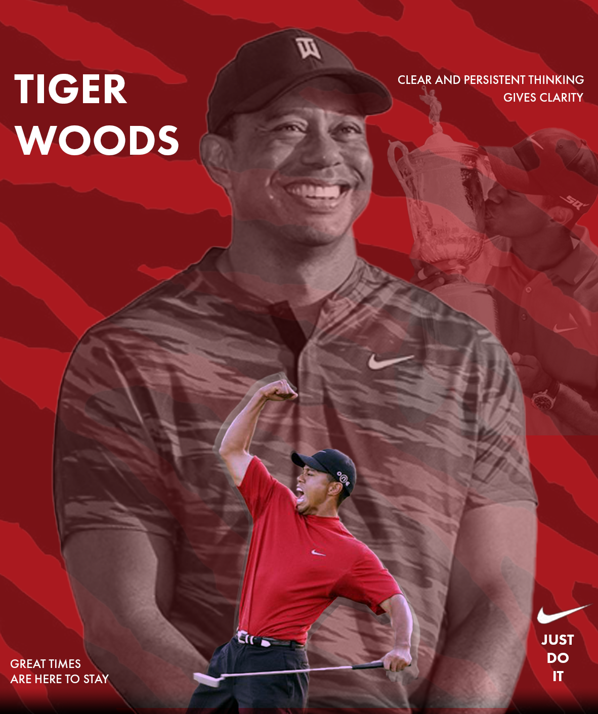 Most people see a poster.
You just noticed the craft behind it.
Tiger Woods. Precision. Focus. Exe...