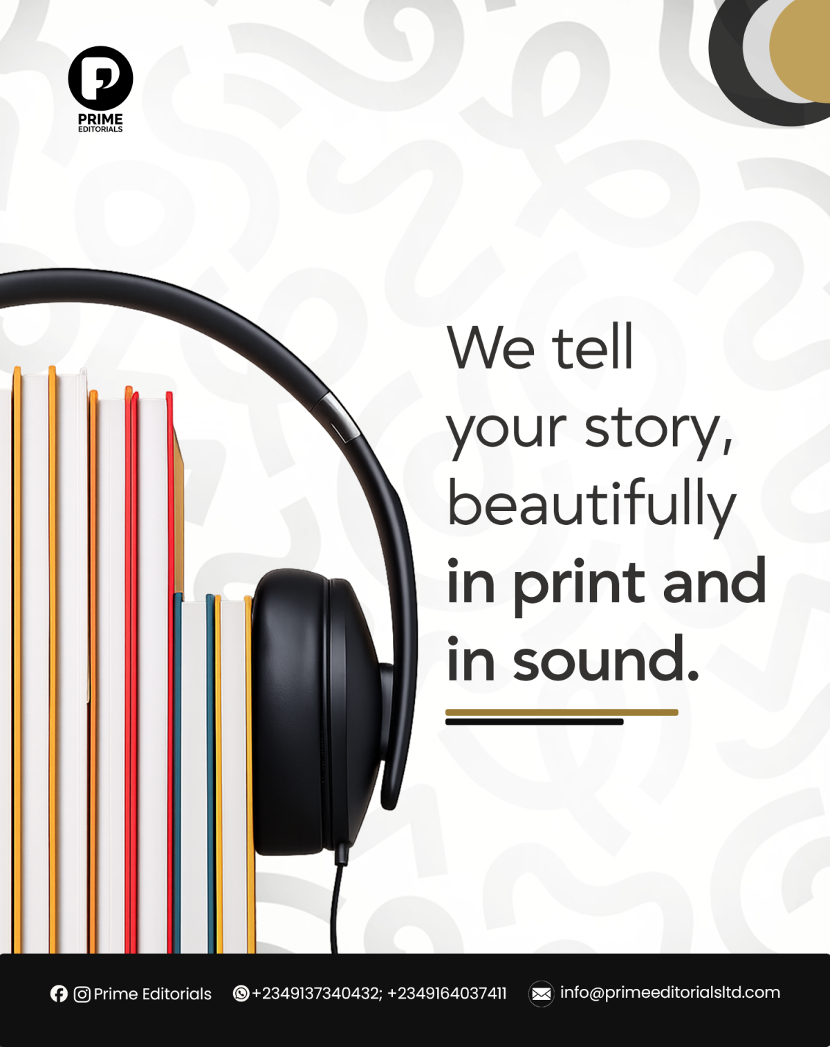 The modern reader is dynamic. They might start their day listening to your book during their morning...