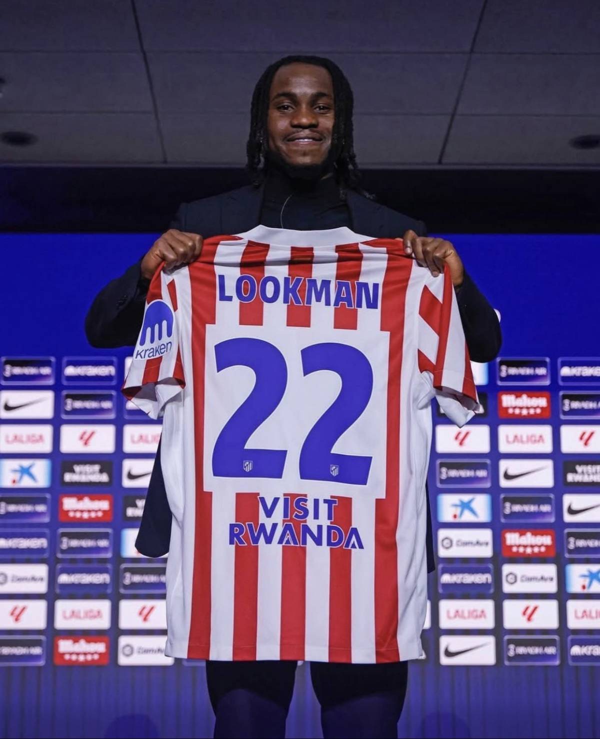 Ademola Lookman will be wearing jersey number 22 for Atlético Madrid. He is expected to make his deb...