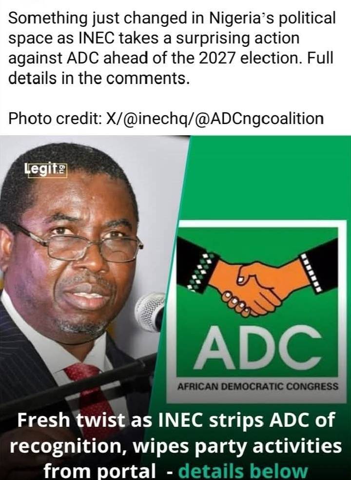 Kwankwaso JOINED ADC yesterday, TINUBU AND INEC START TO SHAKE. ๐ญ๐ญ.. what's TULUBUM AFRAID OF?