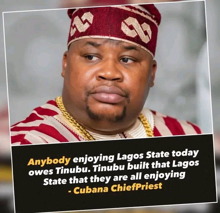 Can you imagine? Owe Tinubu or Tinubu owes Lagosians for making money from Lagos State for 27 years....