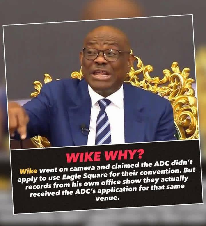 Wike Just lied on camera with full audacity 😒 😑 
Why???