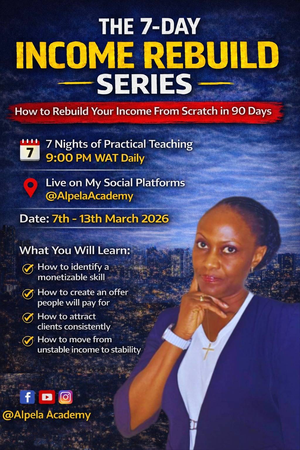 ๐จ I am doing something I rarely do.
For the next 7 days, I will be teaching FREE how to rebuild yo...