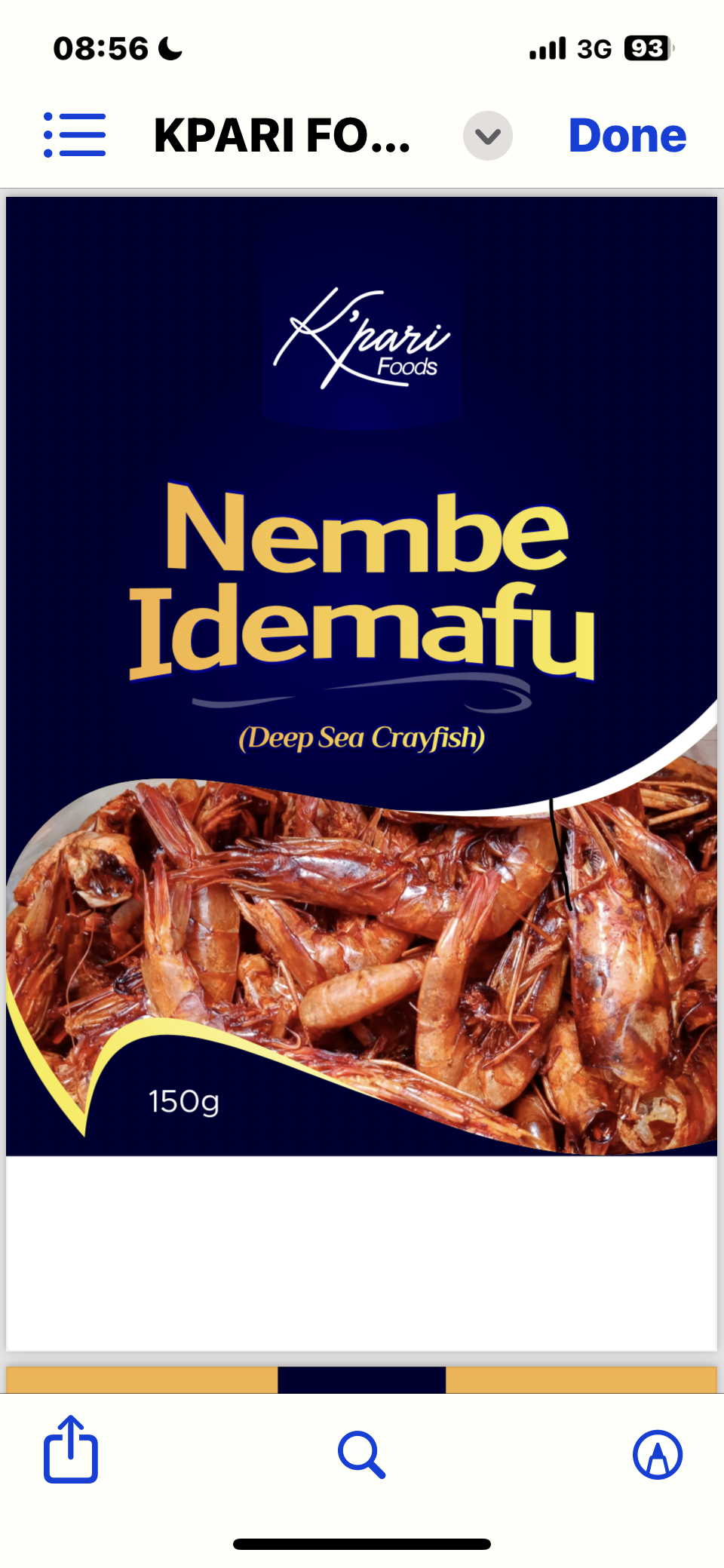 Available on special orders .
We are seeking sales outlets outside Nigeria