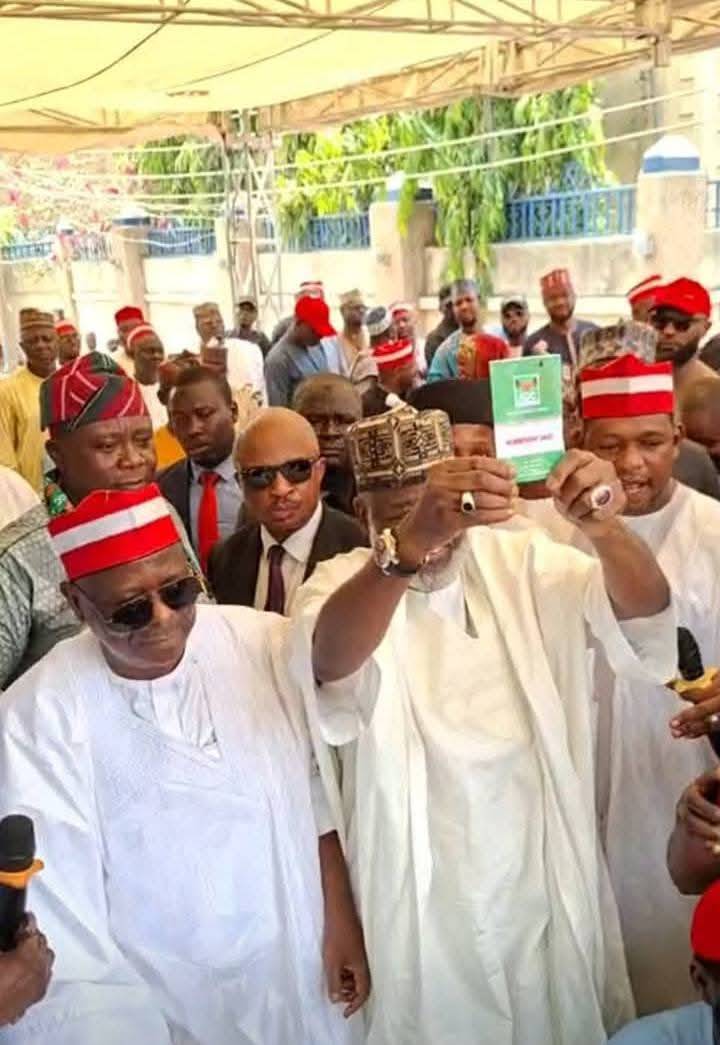 Gawuna has officially joined ADC and obtained his ADC membership card today. @udehmaduabuchi