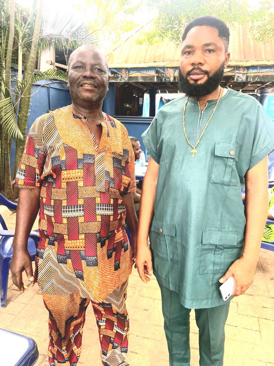Me and Baba Otu at ADC COALITION ENUGU STATE meeting last Saturday it was a successful one. @udehmad...