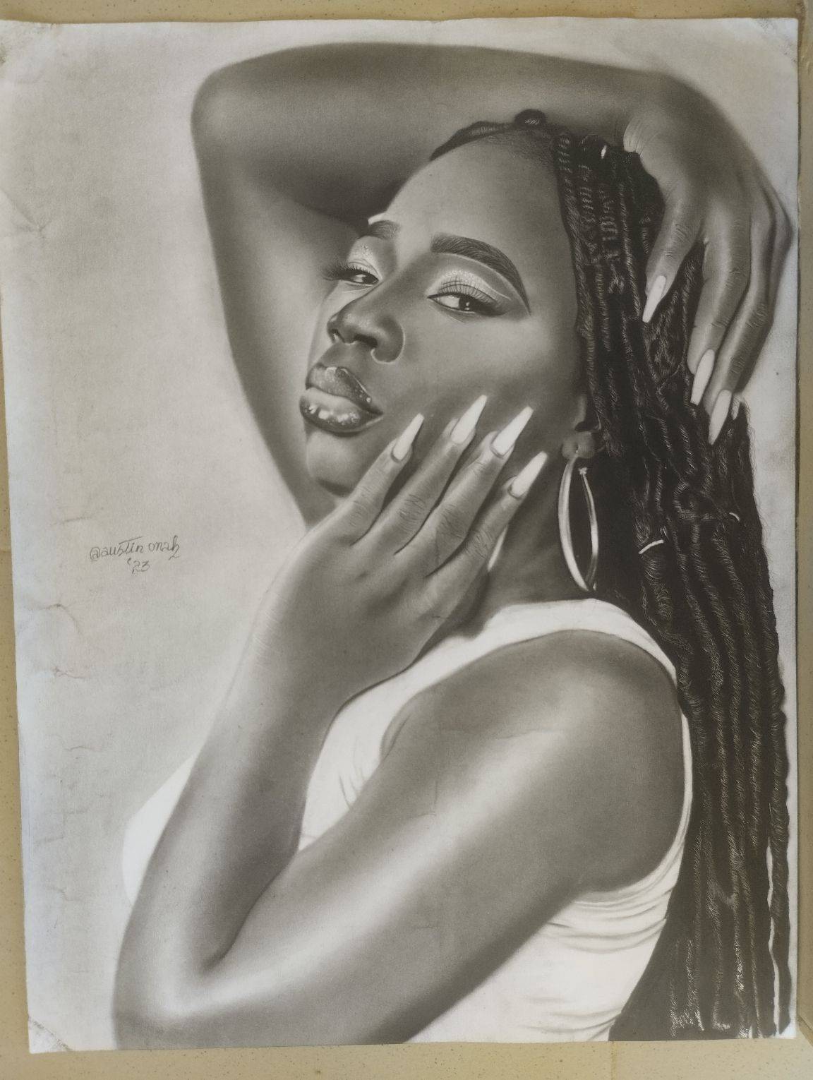 A quick pencil portrait... We make magic with pencils
