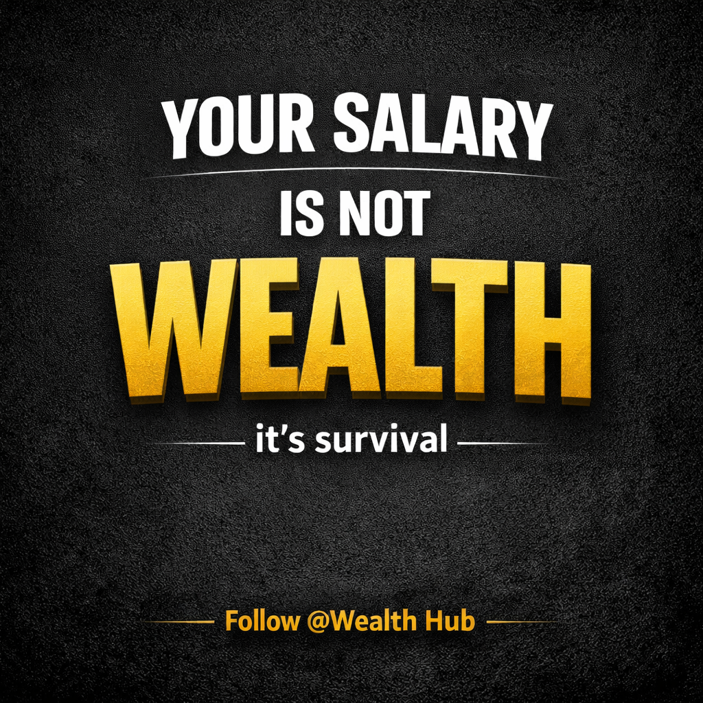 💡 “Your salary is not wealth” — why?👇
