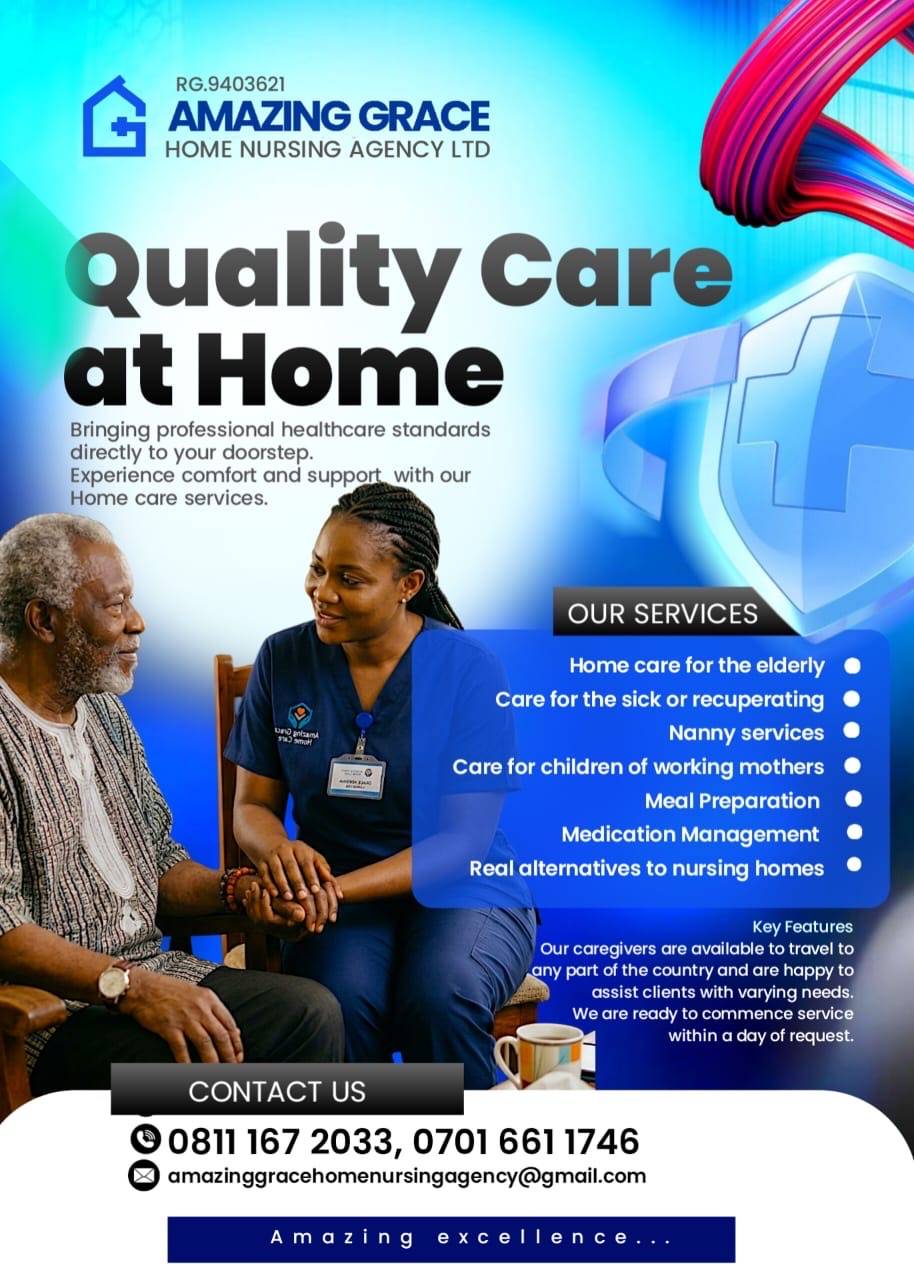 Post by Amazing Grace Home Nursing Agency Ltd