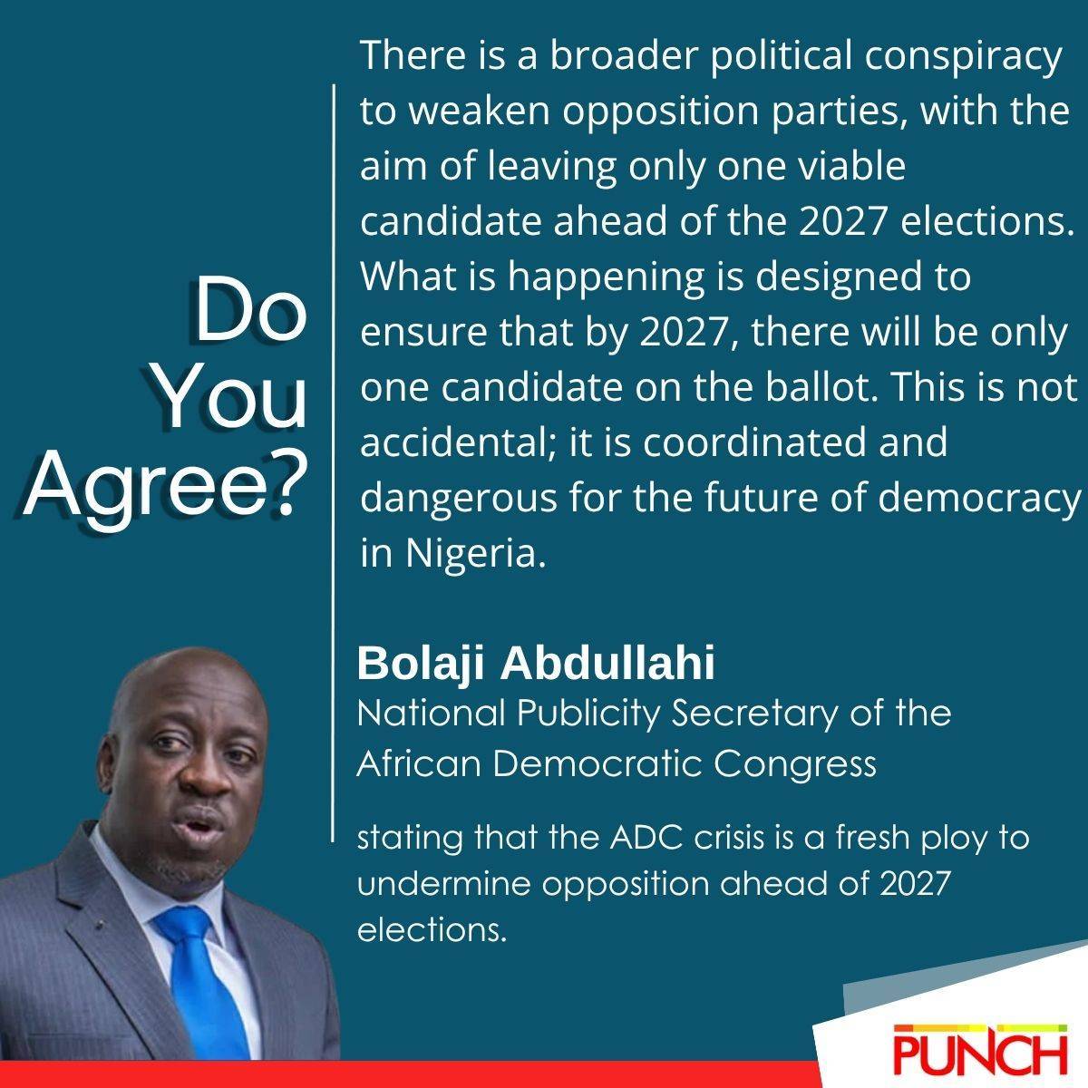 #NAKED TRUTH
APC used Wike to destabilize PDP leaving them in tatas, now APC is using INEC to dest...