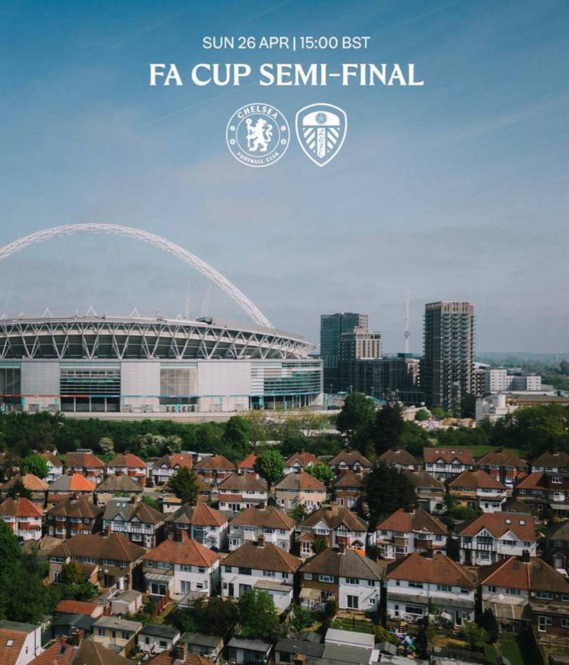 Confirmed: Chelsea will face Leeds United in the FA Cup semi-finals on Sunday 26th April 2026 at 3pm...
