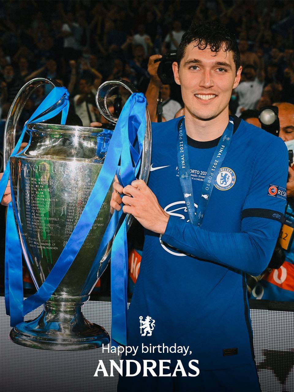 Happy 30th birthday, Andreas Christensen! ๐ต๐ฉ๐ฐ
#CFC | #Chelsea
๐ฒ @CFC_ChelseaFC