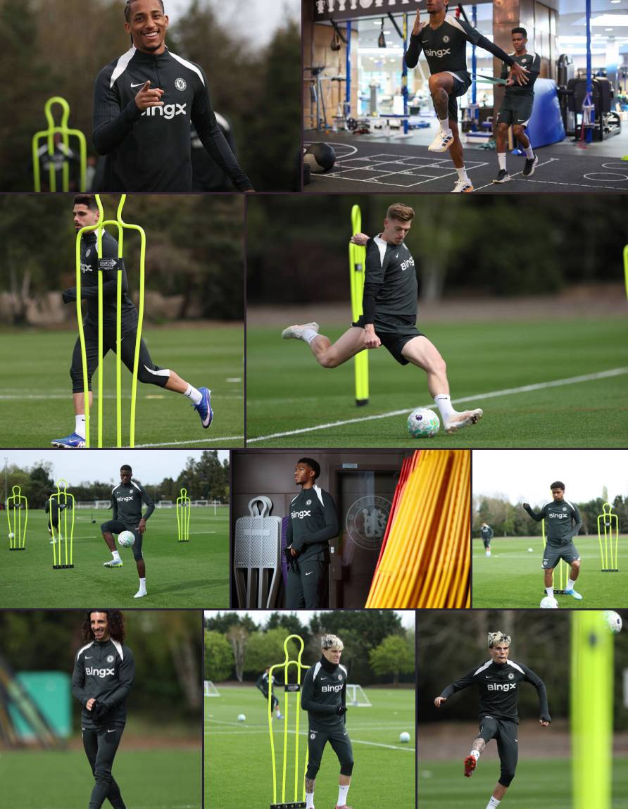 ๐ธ Today's training session ahead of Manchester City clash! ๐ช๐ต (2/3)
#CFC | #Chelsea | #CHEMCI...