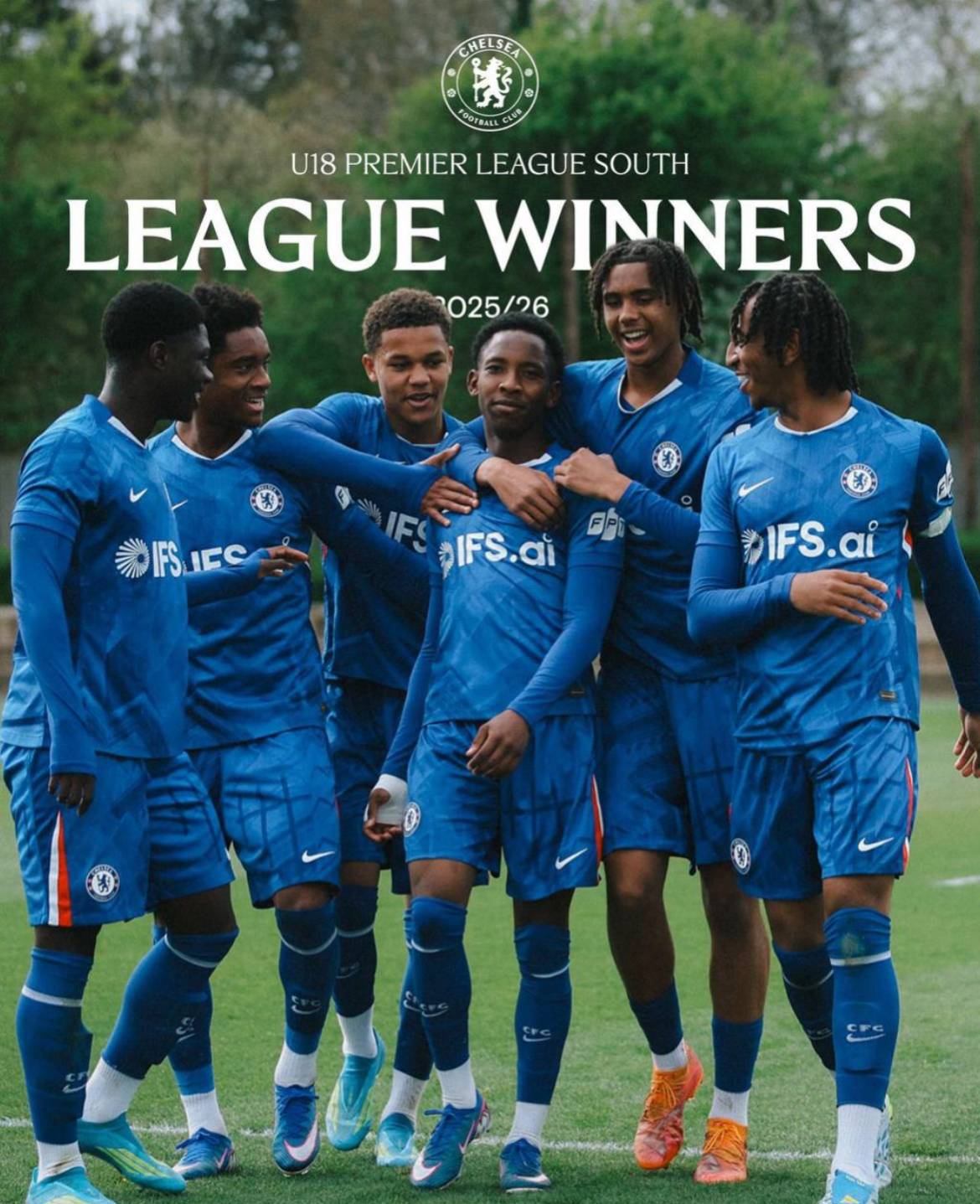 Under-18 Premier League South winners!!! ๐
#CFC | #Chelsea
๐ฒ @CFC_ChelseaFC