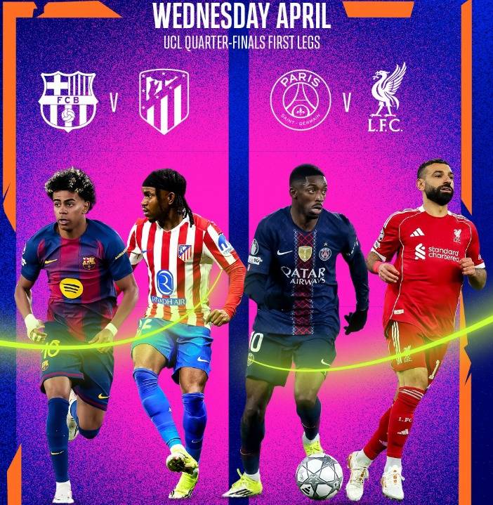 UCL FOR TODAY