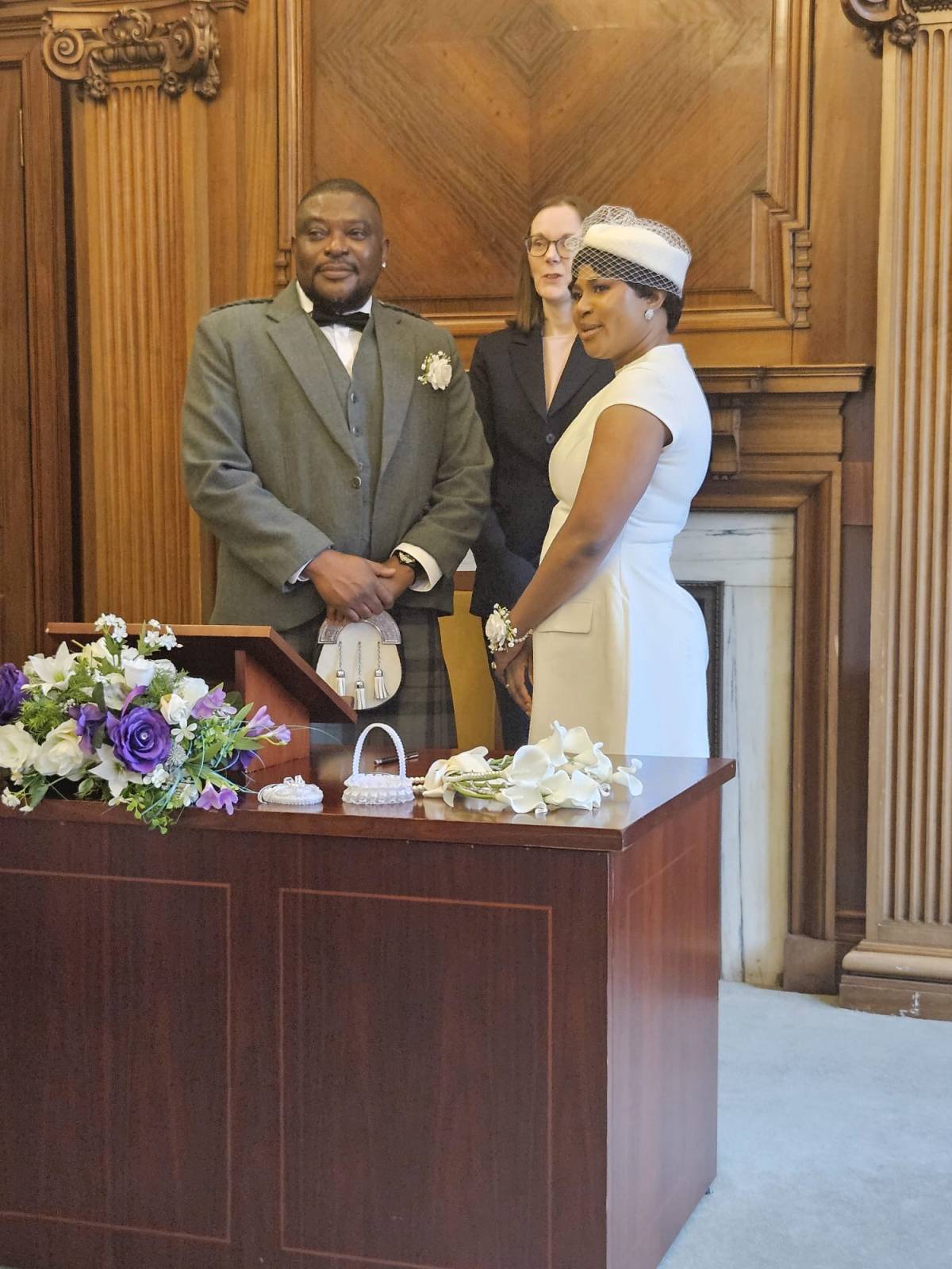 i got weded to my lovely wife @the south Lanarkshire council Hamilton Glasgow , Scotland