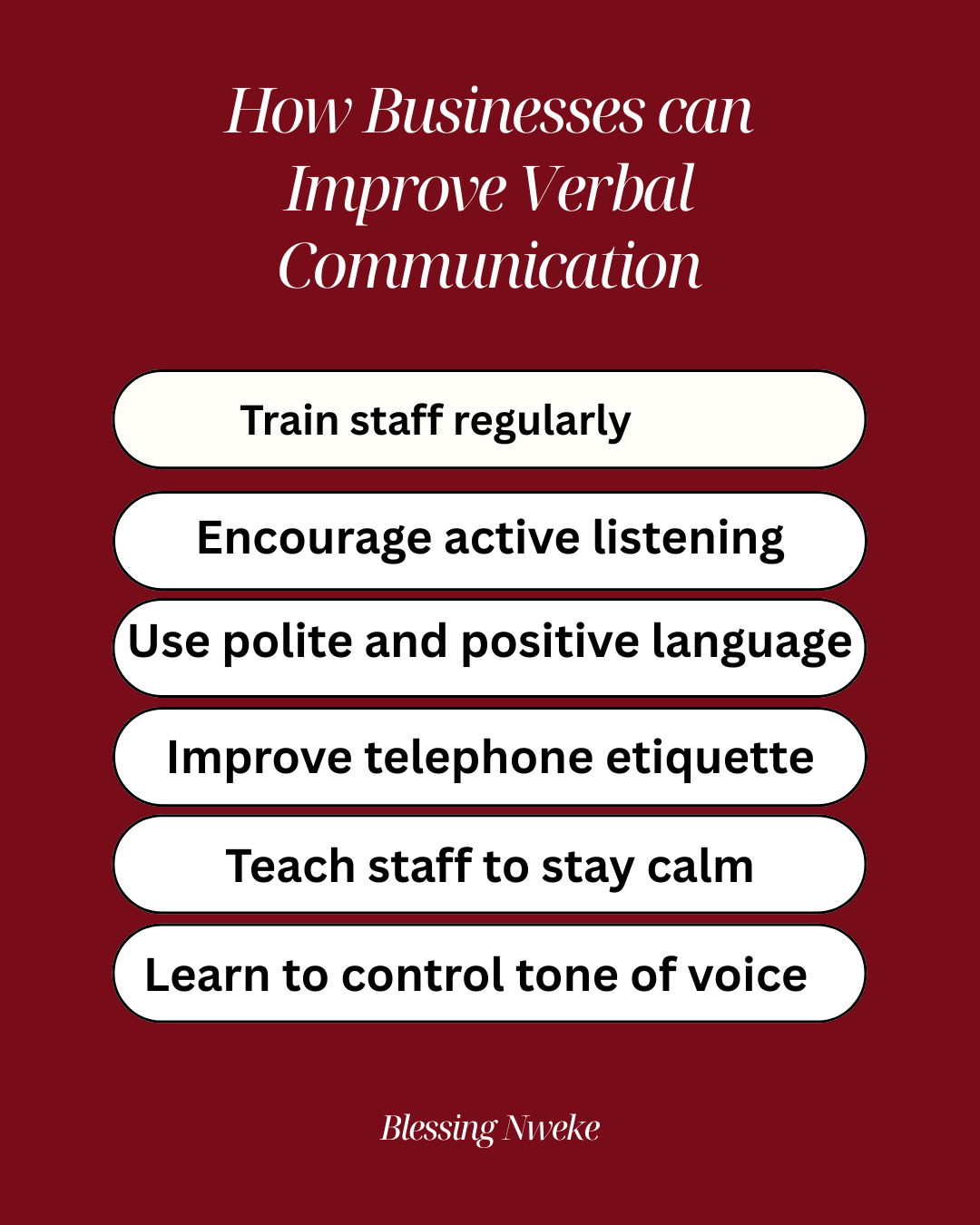 Verbal communication is one of the most common ways businesses interact with customers. It happens w...
