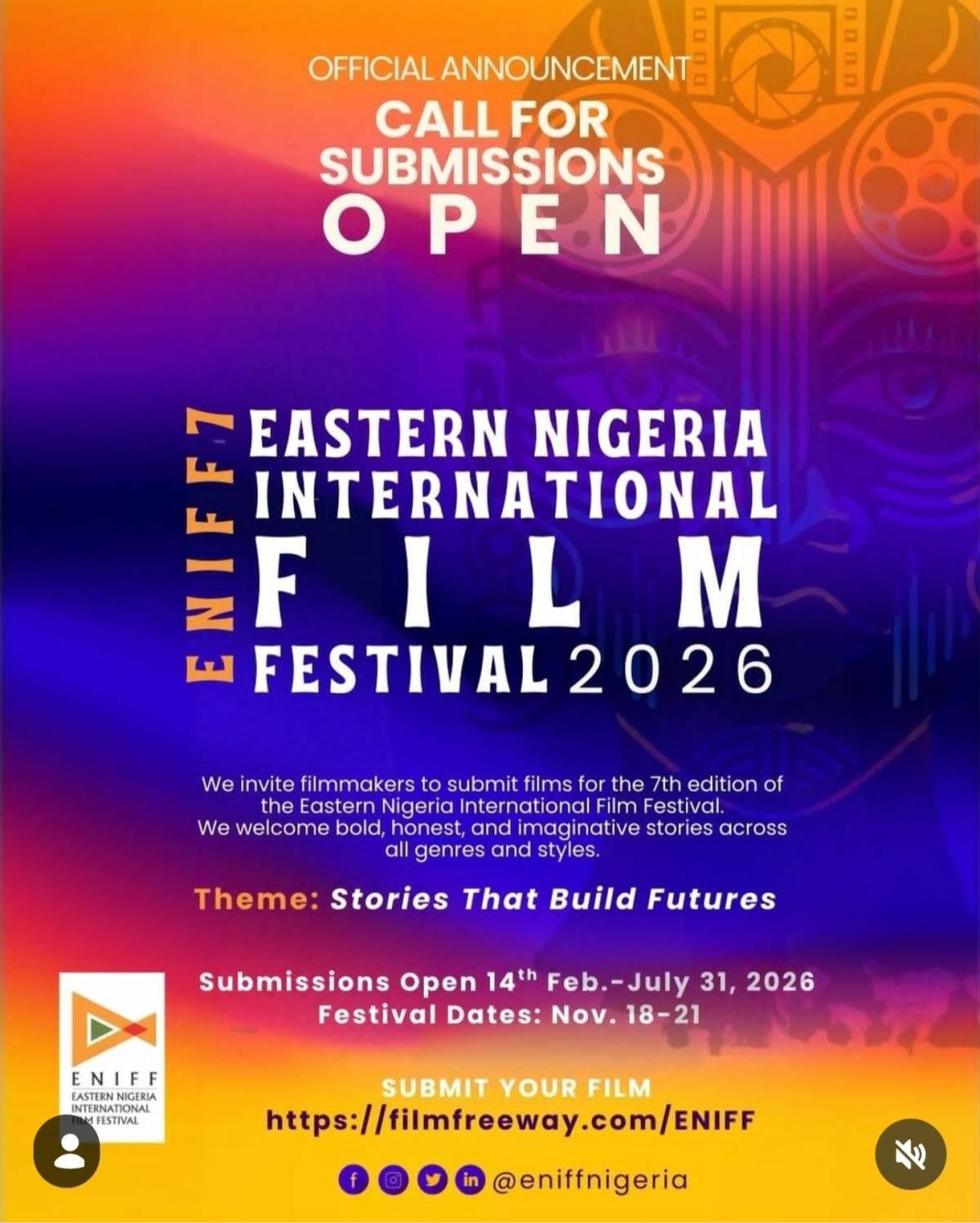 Call for submission ENIFF 2026