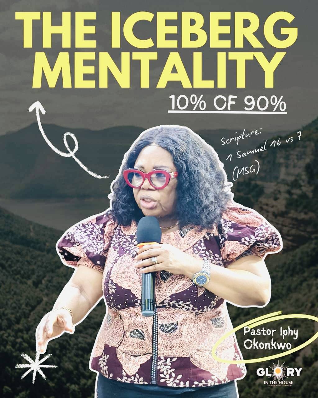 Dealing with the iceberg mentality.
10% of 90%.
There is more to the expressions and actions we se...