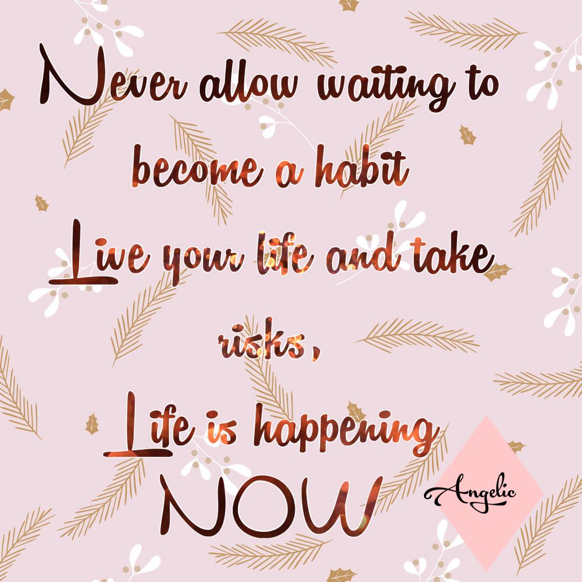 More like a daily devotion!