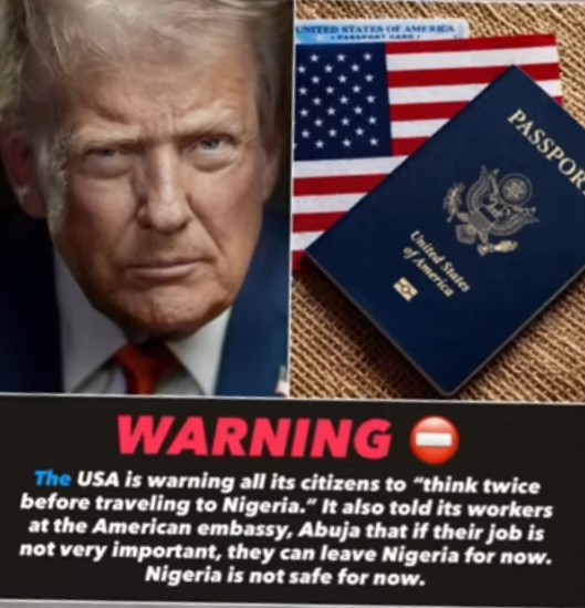 ๐ฑ๐ฑ๐ฑ๐ฑ Donald Trump spams all united statse citizen in Nigeria with a warning message about remain...