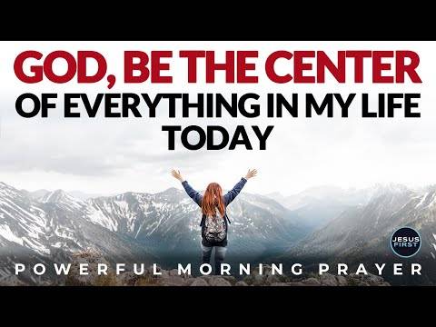 I'd love to share today's prayer with you!
A Prayer for Jesus to Be the Center
Jesus, I look to yo...