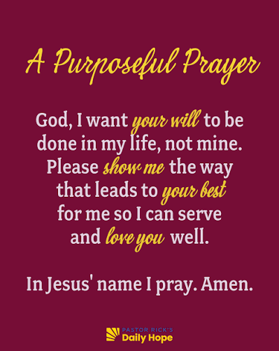 I'd love to share today's prayer with you!
Serving Others
God, I want to be more like Jesus. I wan...