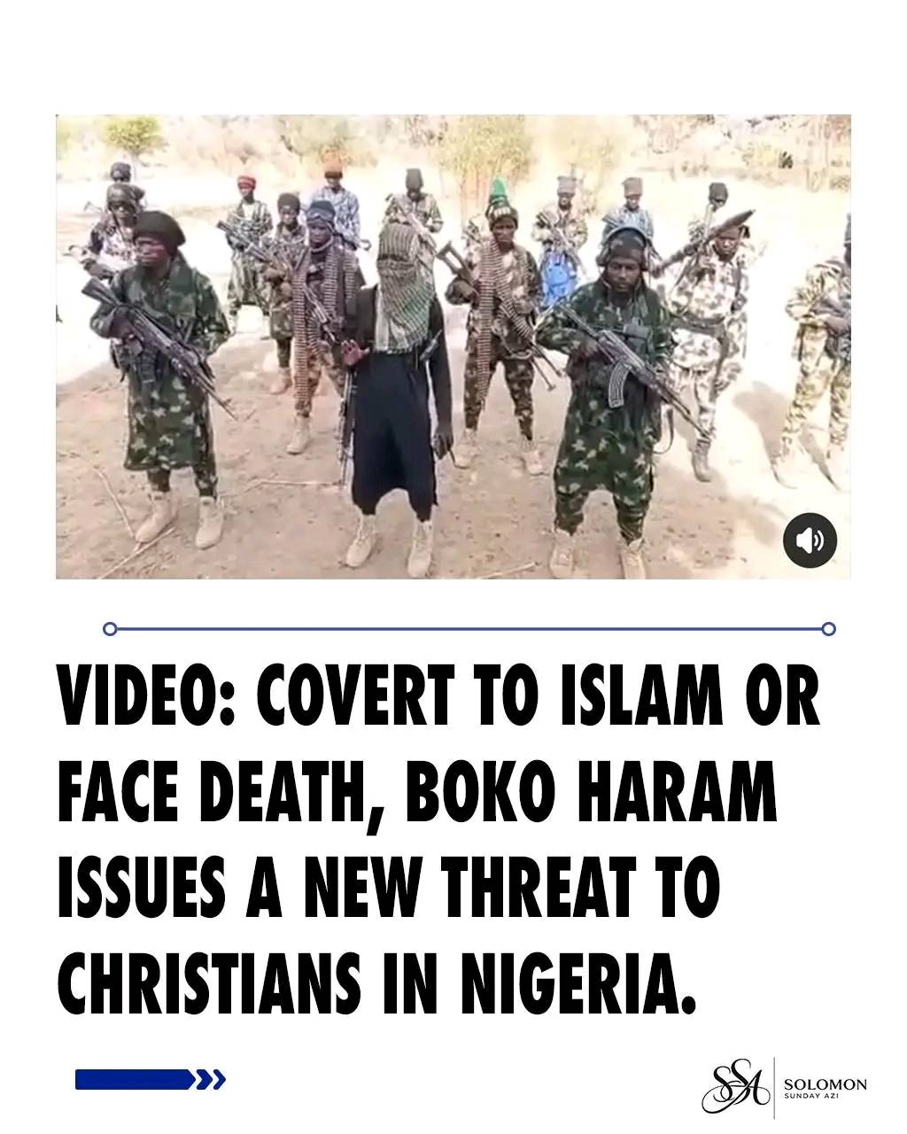Disturbing reports from Gwoza, Borno State terrorists are threatening Christian communities with fo...