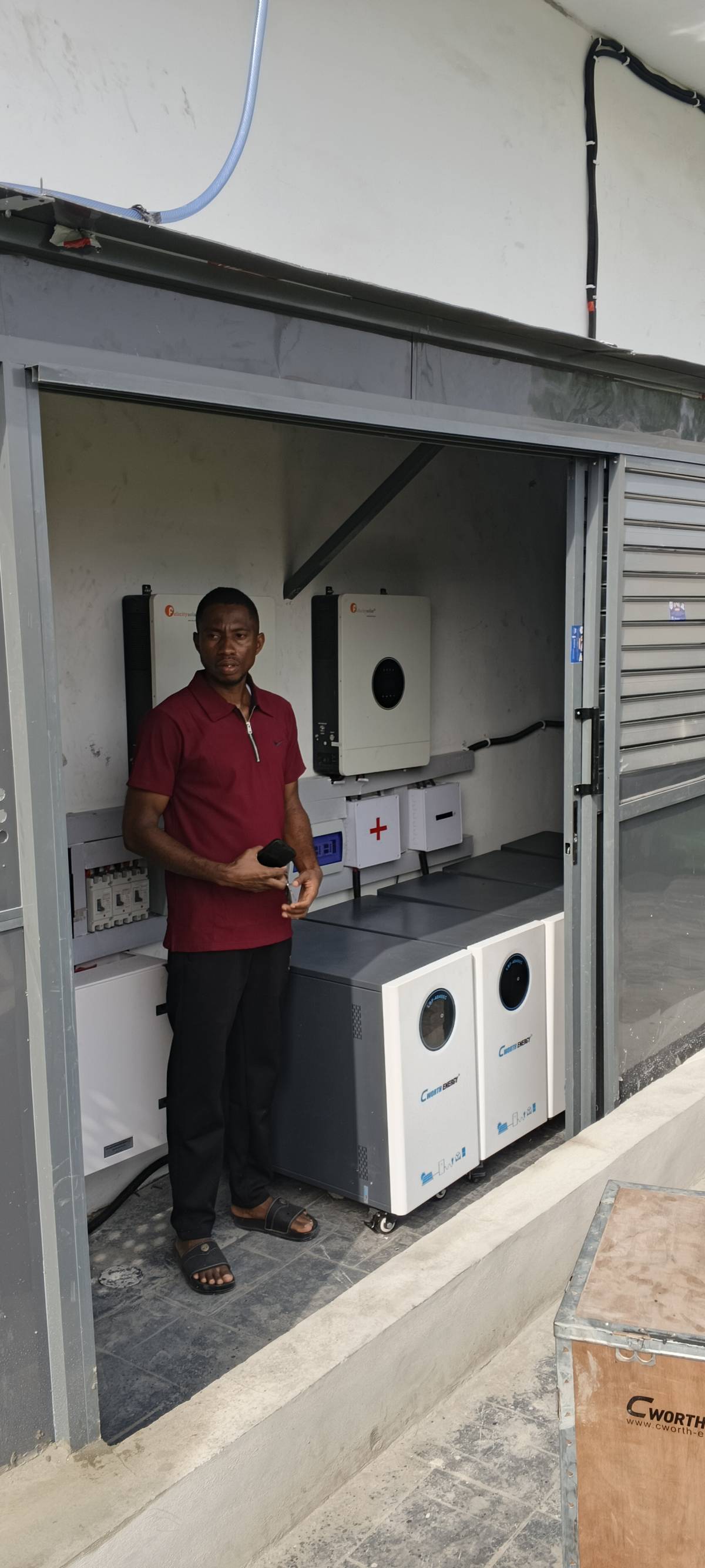 Installation of a Solar system at Ibadan