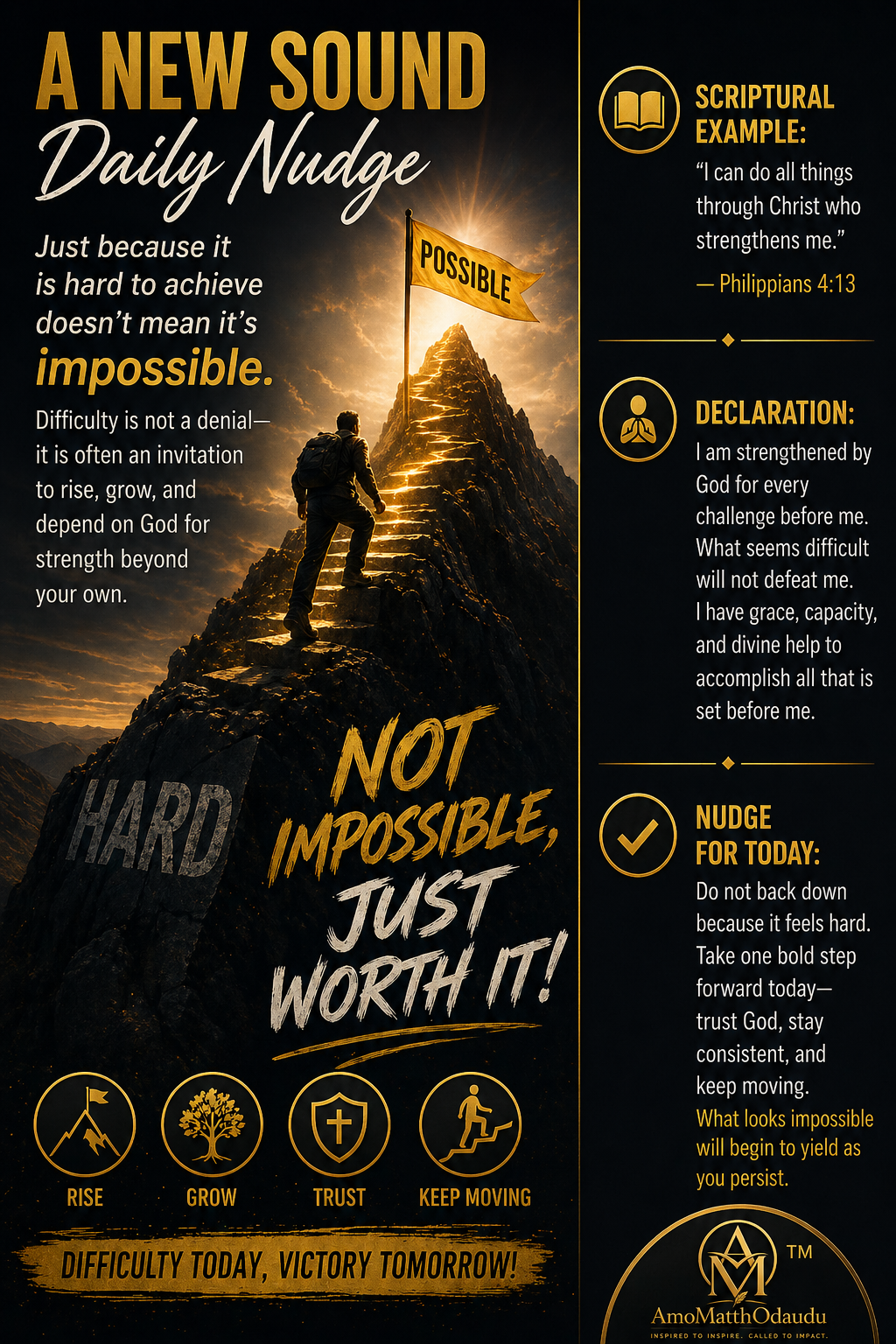 Don't give up now.