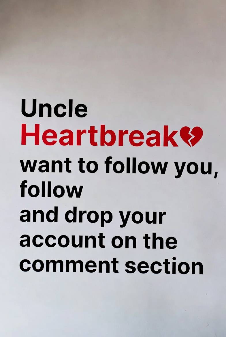 Bring your account lets follow