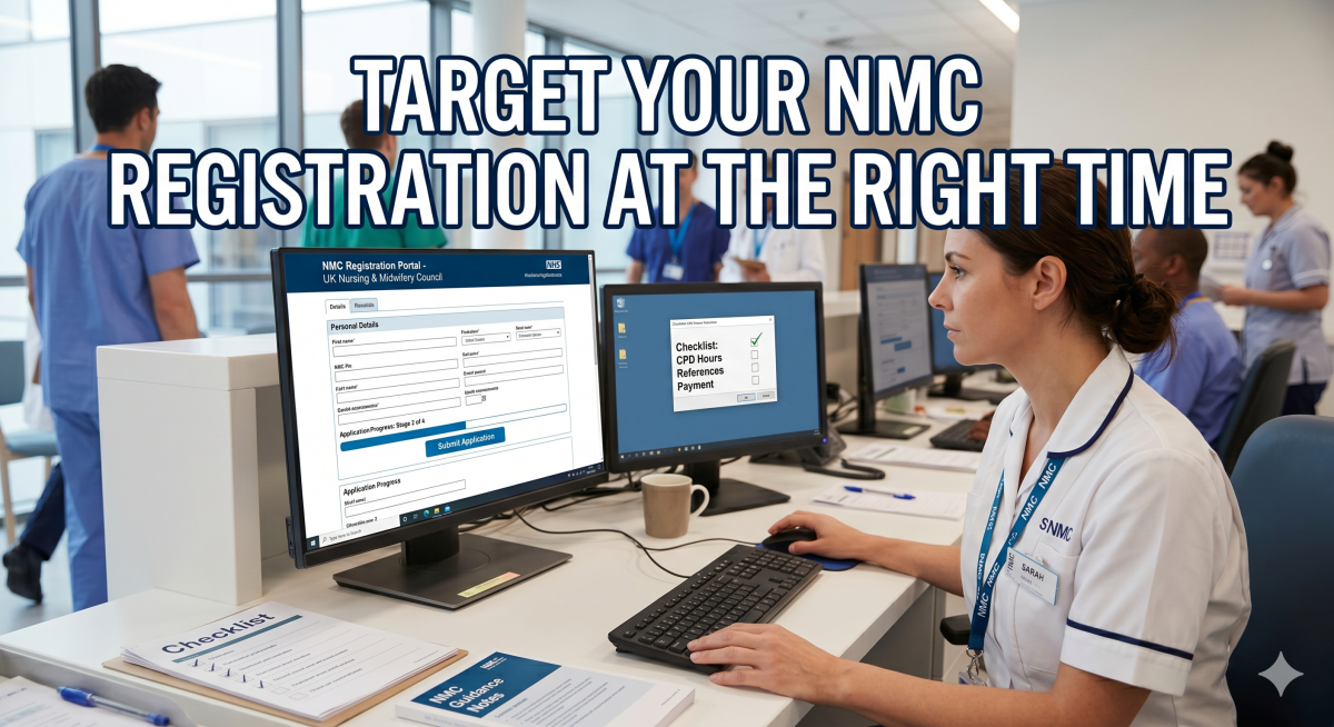 TIMING MATTERS WITH YOUR NMC REGISTRATION.
NMC registration can take 6–12 months
Plan your OSCE an...