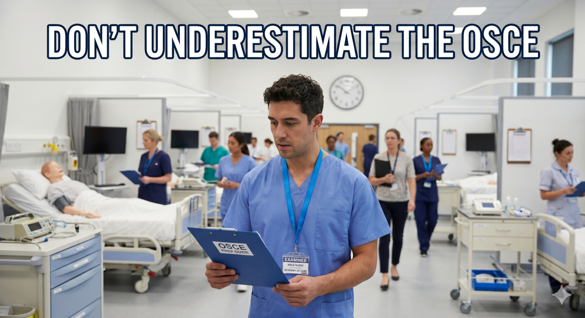 DON'T UNDERESTIMATE THE OSCE!
Many nurses think passing theory is enough.
OSCE demonstrates clin...