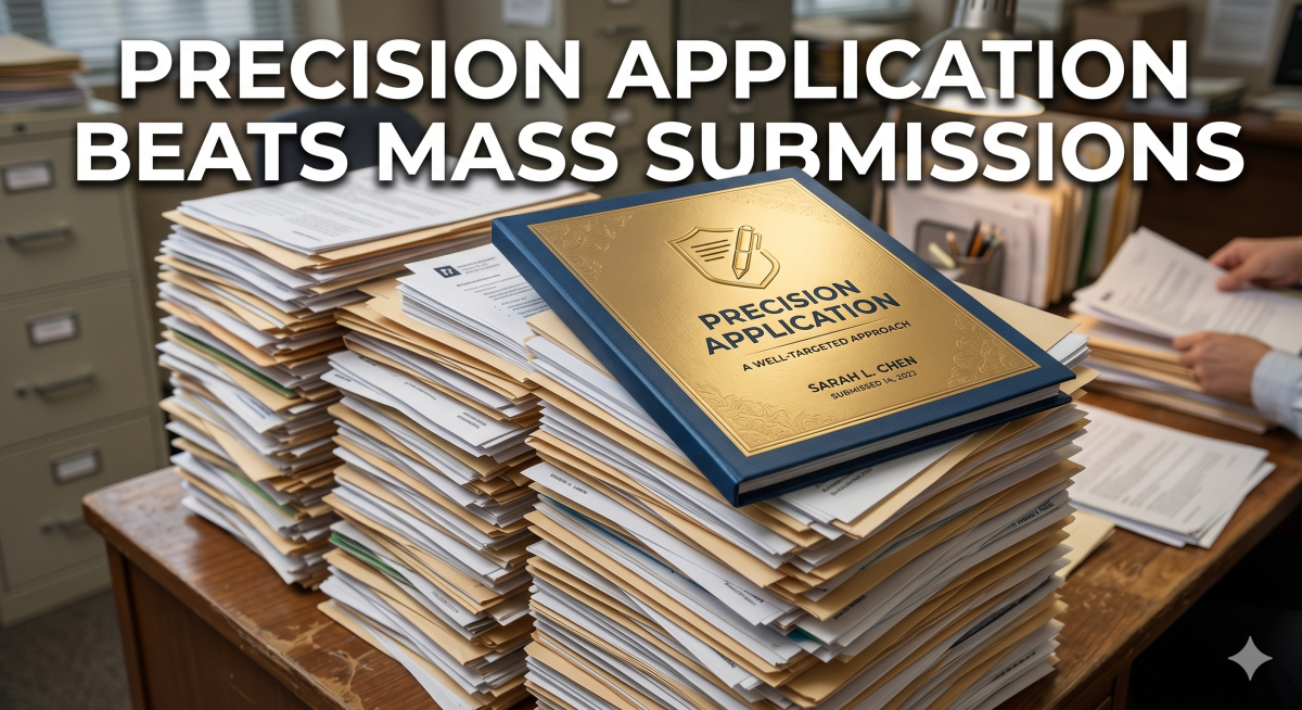 PRECISION APPLICATION BEATS MASS SUBMISSIONS.
Applying widely is inefficient.
Focus on trusts t...