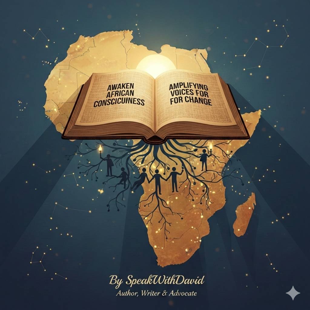 I’m David. Author, writer & advocate for good governance and social justice.
I write to awaken Afric...