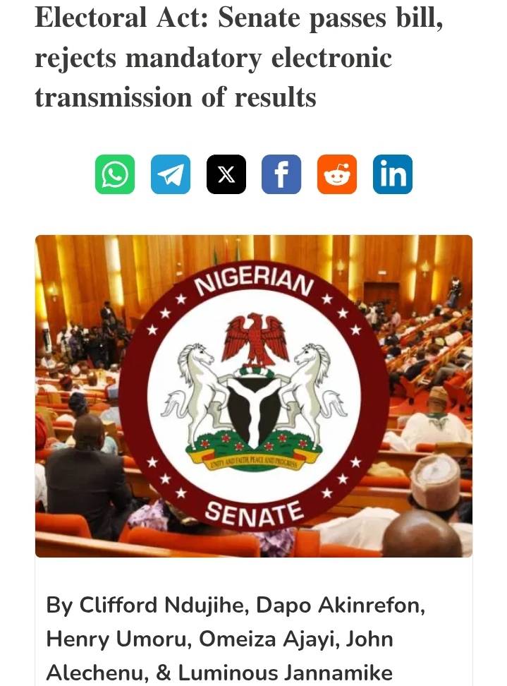 The Nigerian Senate is truly a disgrace.
#LekeeLekee #Trending #senate #ElectoralReform #Nigeria