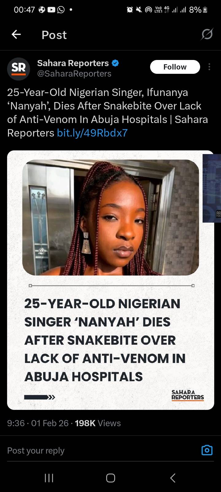 Do the hospitals in that area now have antivenom? Or are they waiting for another person to die firs...