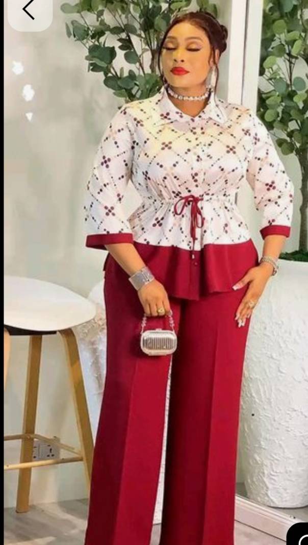 Rock this two piece patter and plain style.
@LADIESFASHION
@Fashionandhealth