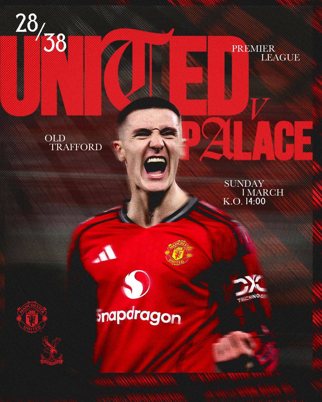 Man u 
V
Crystal palace