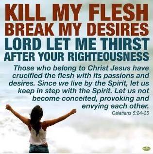 “Kill my flesh, break my desires…” 🔥🙏
Lord, silence everything in me that fights Your will.
Crush...