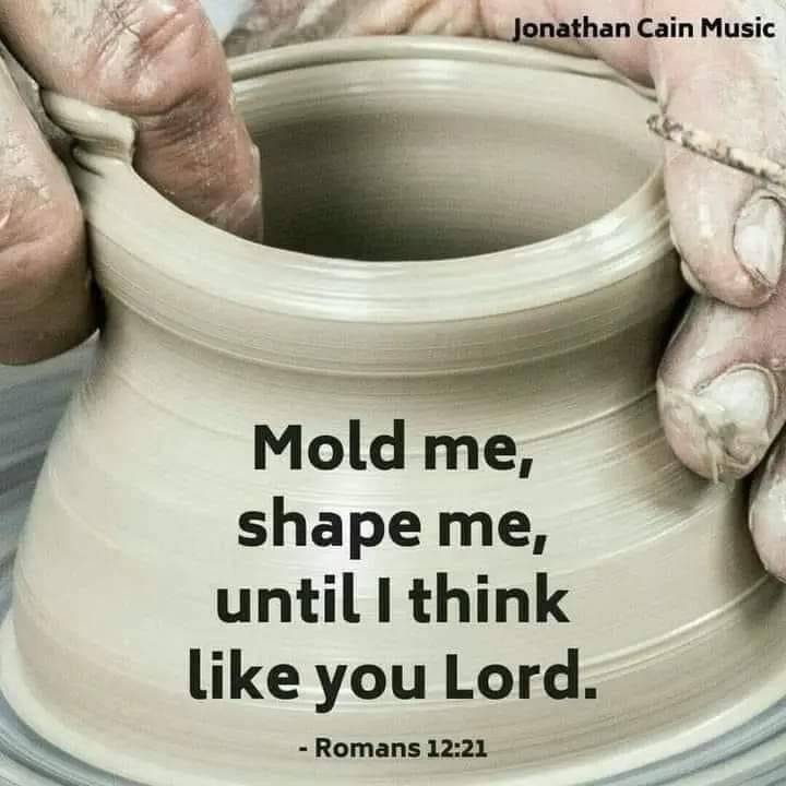 Mold me, shape me…” 🏺🙏
Lord, I place my life in Your hands — the Potter’s hands. 🤲✨
Spin me on Y...