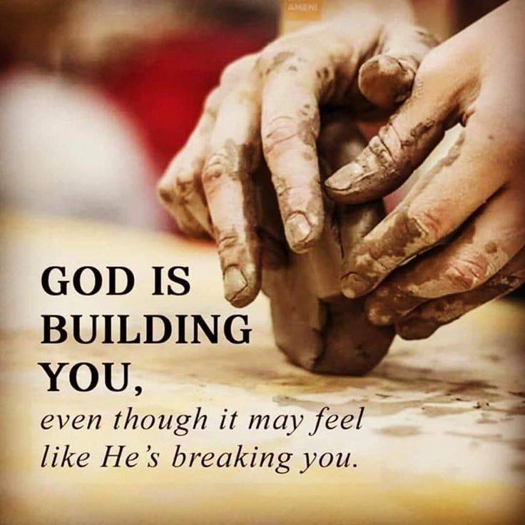 “God is building you… even when it feels like He’s breaking you.” 🏗️🙏

Sometimes the pressure feels...