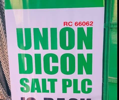 In a filing with the Nigerian Exchange Limited (NGX), Union Dicon Salt Plc stated that it received N...