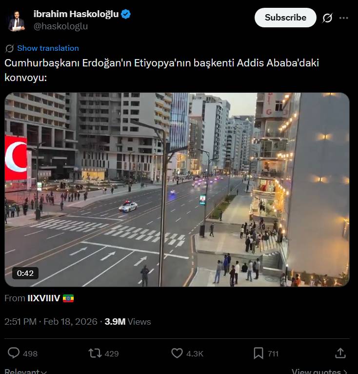 This is how you earn respect, without playing the victim, simply by developing your country.