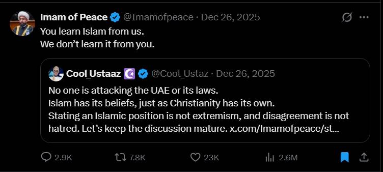 Christianity and Islam must disappear from Africa.